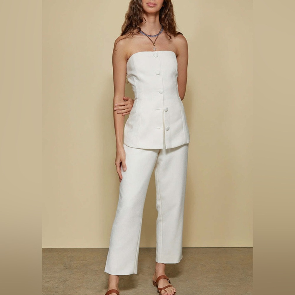 NWT | Ciao Lucia Ottavia Strapless Top in White | SZ S